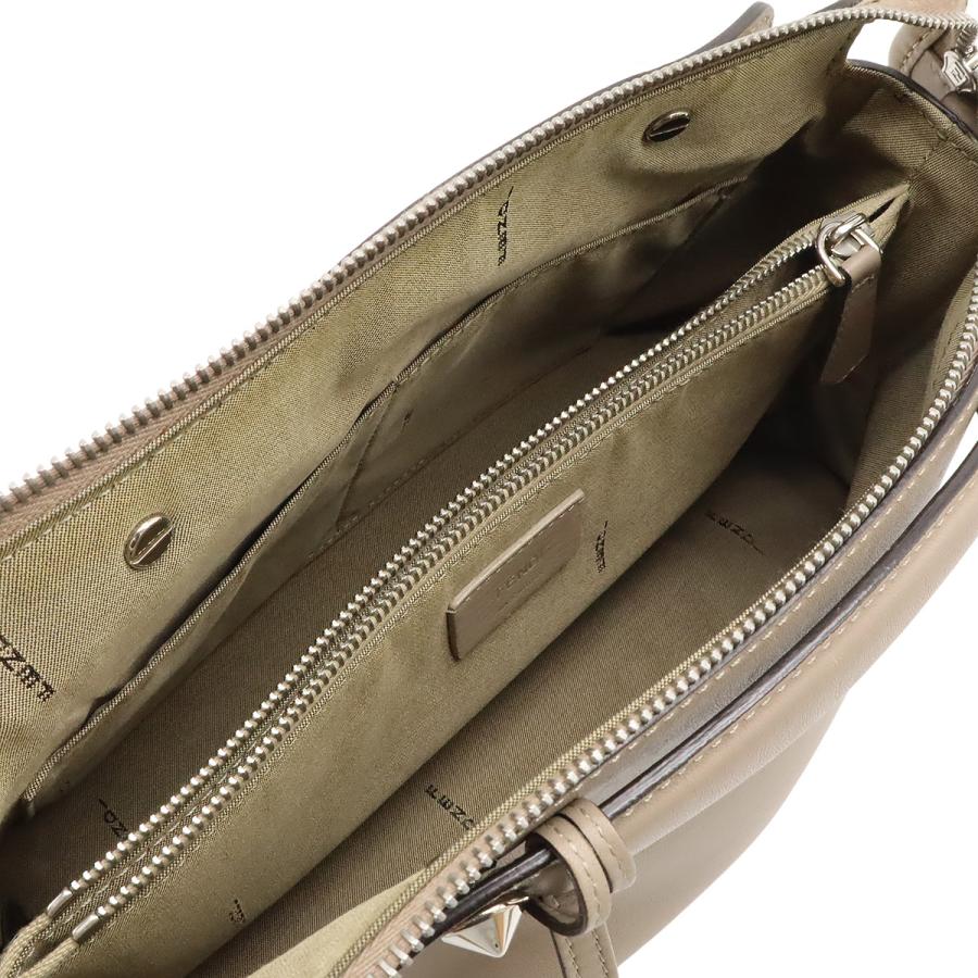 FENDI フェンディ BY THE WAY バイザウェイ ミディアム ハンドバッグ 2WAY ショルダーバッグ レザー グレージュ シルバー金具 8BL124 | FENDI | 05