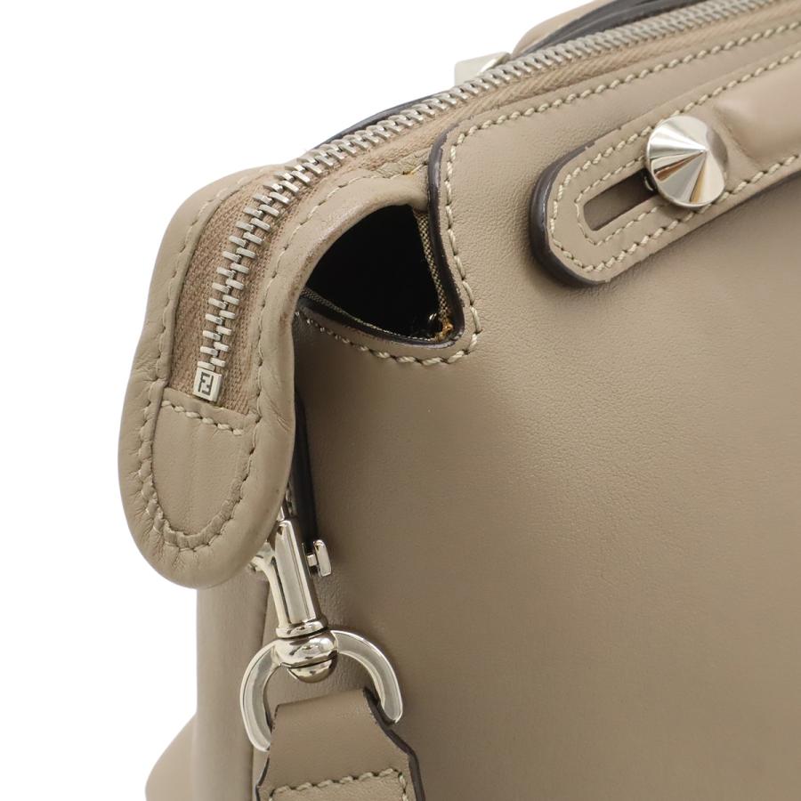 FENDI フェンディ BY THE WAY バイザウェイ ミディアム ハンドバッグ 2WAY ショルダーバッグ レザー グレージュ シルバー金具 8BL124 | FENDI | 07