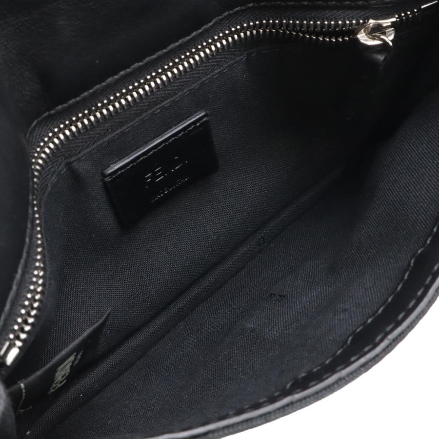 FENDI フェンディ ペカン バゲット スリム クラッチ ショルダーバッグ ボディバッグ ウエストポーチ 3WAY ナイロンキャンバス ブラック | FENDI | 06