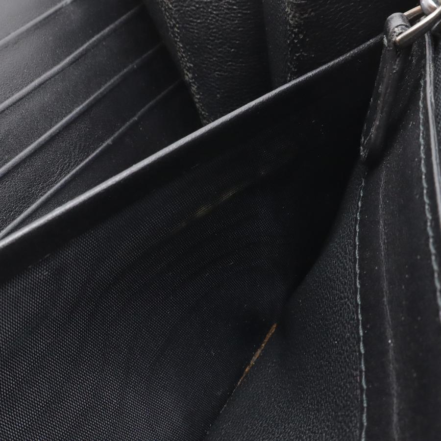 BOTTEGA VENETA ボッテガ ヴェネタ ボッテガベネタ イントレチャート ラウンドファスナー 長財布 レザー ブラック 黒 | BOTTEGA VENETA | 06