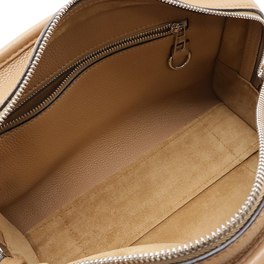 LOEWE ロエベ アマソナ23 アナグラム ハンドバッグ ミニボストンバッグ 2WAY ショルダーバッグ レザー ブラウンベージュ系 シルバー金具 | LOEWE | 06