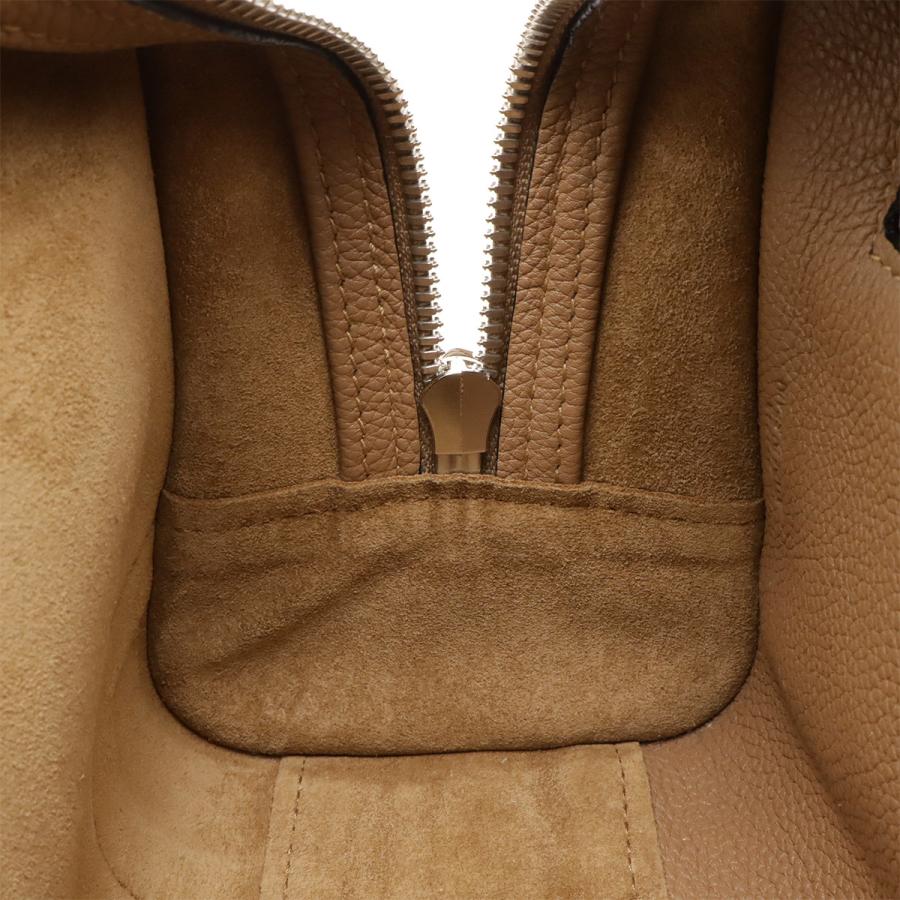 LOEWE ロエベ アマソナ23 アナグラム ハンドバッグ ミニボストンバッグ 2WAY ショルダーバッグ レザー ブラウンベージュ系 シルバー金具 | LOEWE | 07