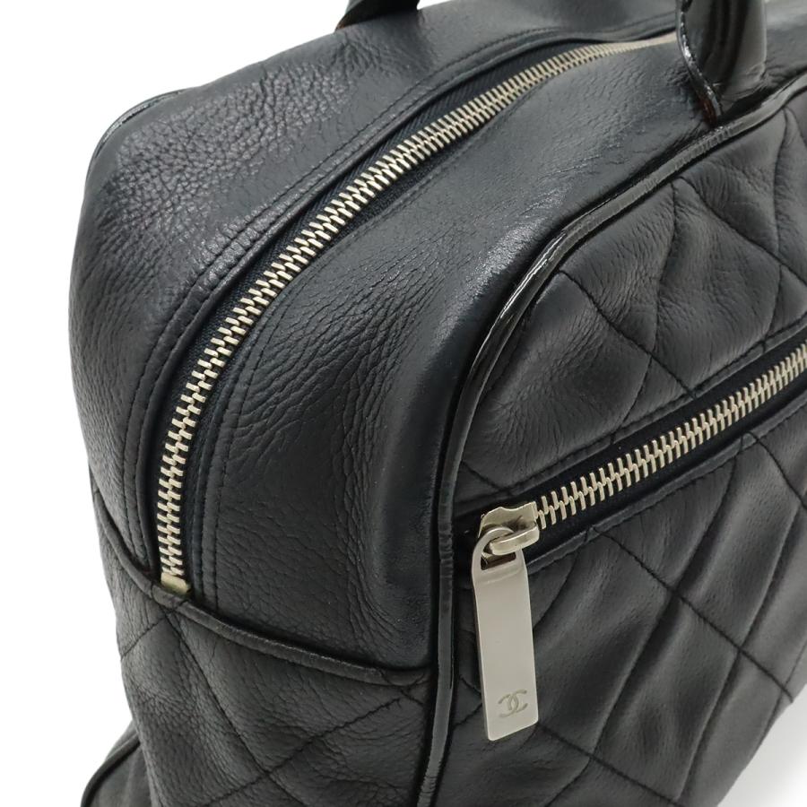 CHANEL（シャネル） マトラッセ ロゴ ハンドバッグ ミニボストンバッグ