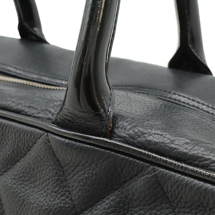 CHANEL シャネル マトラッセ ミニボストン ギャランティ ハンドバッグ CHANEL（シャネル） マトラッセ ロゴ ハンドバッグ ミニボストンバッグ