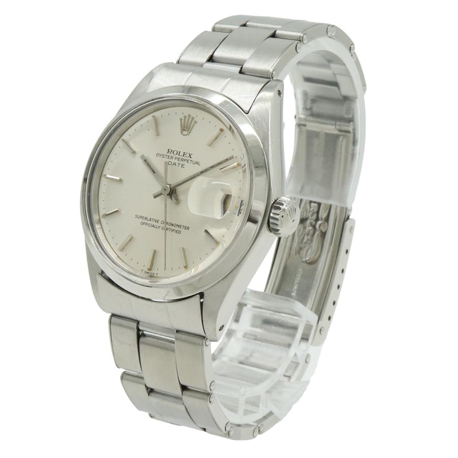 ROLEX ロレックス オイスター パーペチュアル デイト シルバー文字盤 アンティーク SS メンズ AT オートマ 腕時計 23番 1500 | ROLEX | 01