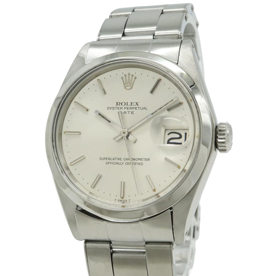 ROLEX ロレックス オイスター パーペチュアル デイト シルバー文字盤 アンティーク SS メンズ AT オートマ 腕時計 23番 1500 | ROLEX | 03