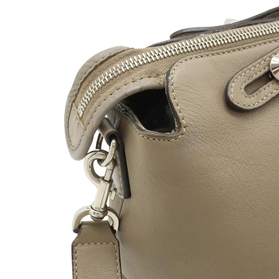 FENDI フェンディ BY THE WAY バイザウェイ ラージ ハンドバッグ 2WAY ショルダーバッグ レザー グレージュ シルバー金具 8BL125 | FENDI | 06