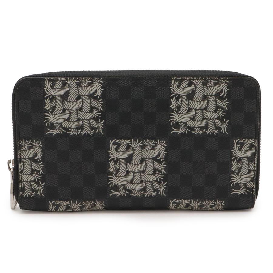 LOUIS VUITTON ルイ ヴィトン ダミエグラフィット クリストファー ネメス ジッピーオーガナイザー ラウンドファスナー 長財布 ロープ | LOUIS VUITTON