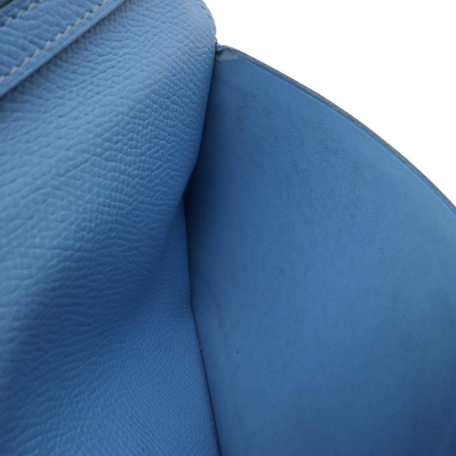 HERMES エルメス ベアン 2PLIS デュプリ 3つ折長財布 三つ折り長財布 ヴォーエプソン レザー ブルーパラダイス 水色 シルバー金具 T刻印 | HERMES | 05