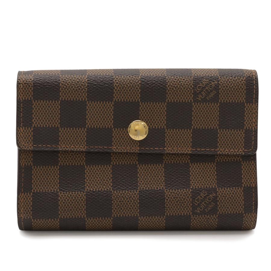 ルイヴィトン　N63067ダミエポルトフォイユアレクサンドラ　三つ折り財布　美品 LOUIS VUITTON（ルイ・ヴィトン） ルイ ヴィトン ダミエ