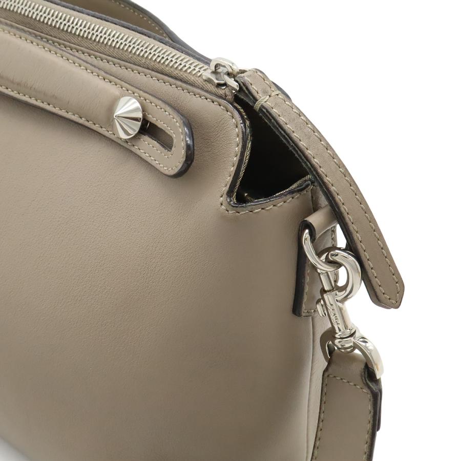 FENDI フェンディ BY THE WAY バイザウェイ ミディアム ハンドバッグ 2WAY ショルダーバッグ レザー グレージュ シルバー金具 8BL124 | FENDI | 03