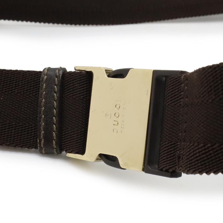 GUCCI グッチ グッチシマ ウエストバッグ ウエストポーチ ボディバッグ ヒップバッグ レザー ダークブラウン ゴールド金具 246417 | GUCCI | 05