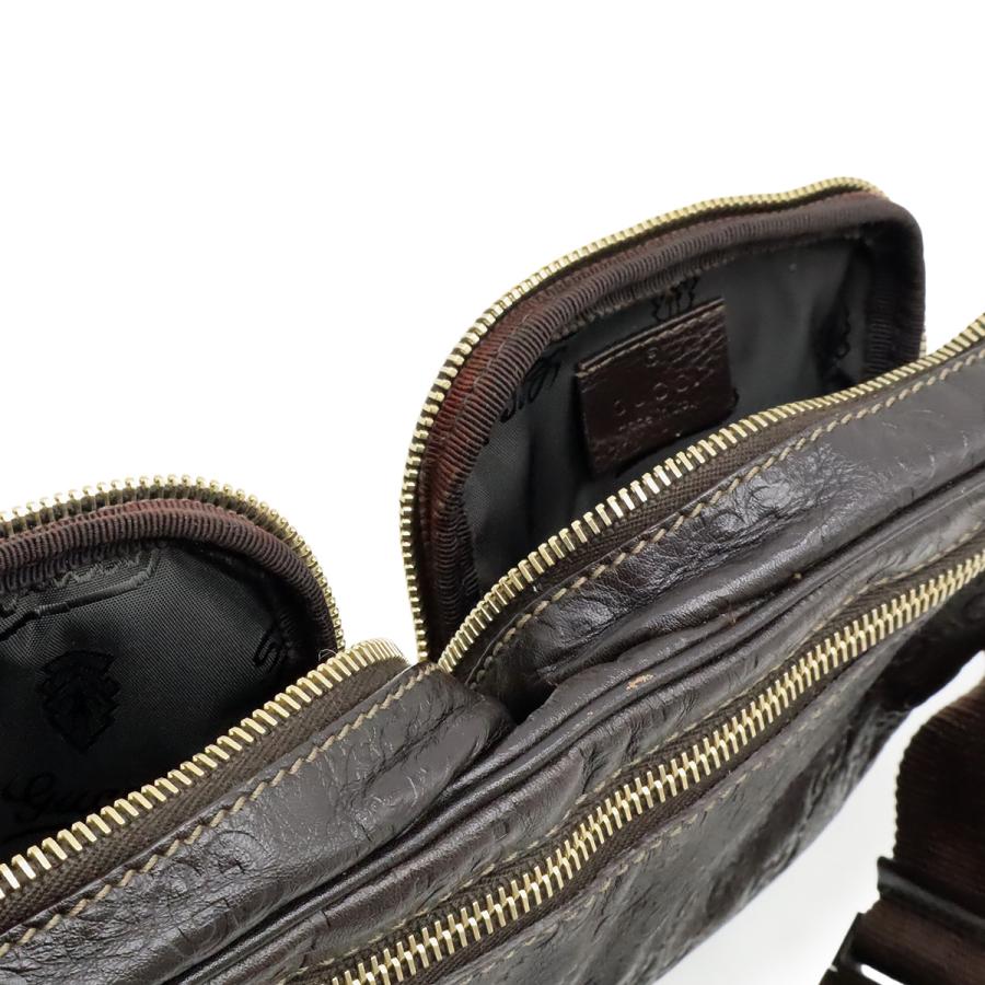 GUCCI グッチ グッチシマ ウエストバッグ ウエストポーチ ボディバッグ ヒップバッグ レザー ダークブラウン ゴールド金具 246417 | GUCCI | 07
