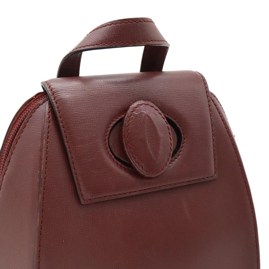 Cartier カルティエ マスト バックパック リュックサック レザー ボルドー ゴールド金具 L1000215 | Cartier | 07
