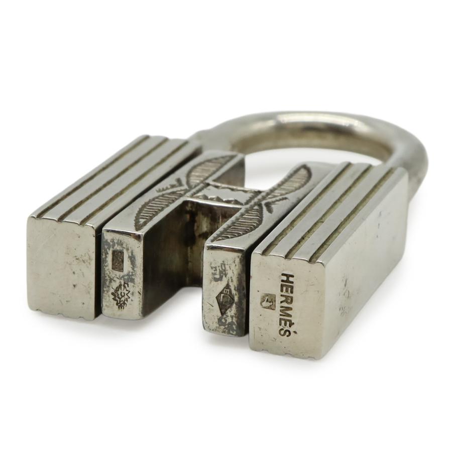 HERMES エルメス トゥアレグ カデナ パドロック 南京錠 鍵 カギ チャーム ペンダントトップ ヘッド キーホルダー SV925 Ag925 シルバー | HERMES | 03