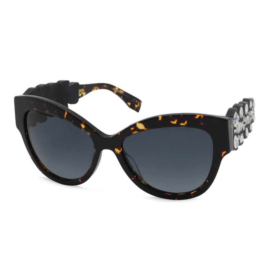 FENDI フェンディ サングラス SPECIAL EDITION バタフライシェイプ クリスタル ブルーグラデーション デミブラウン 55□17 | FENDI