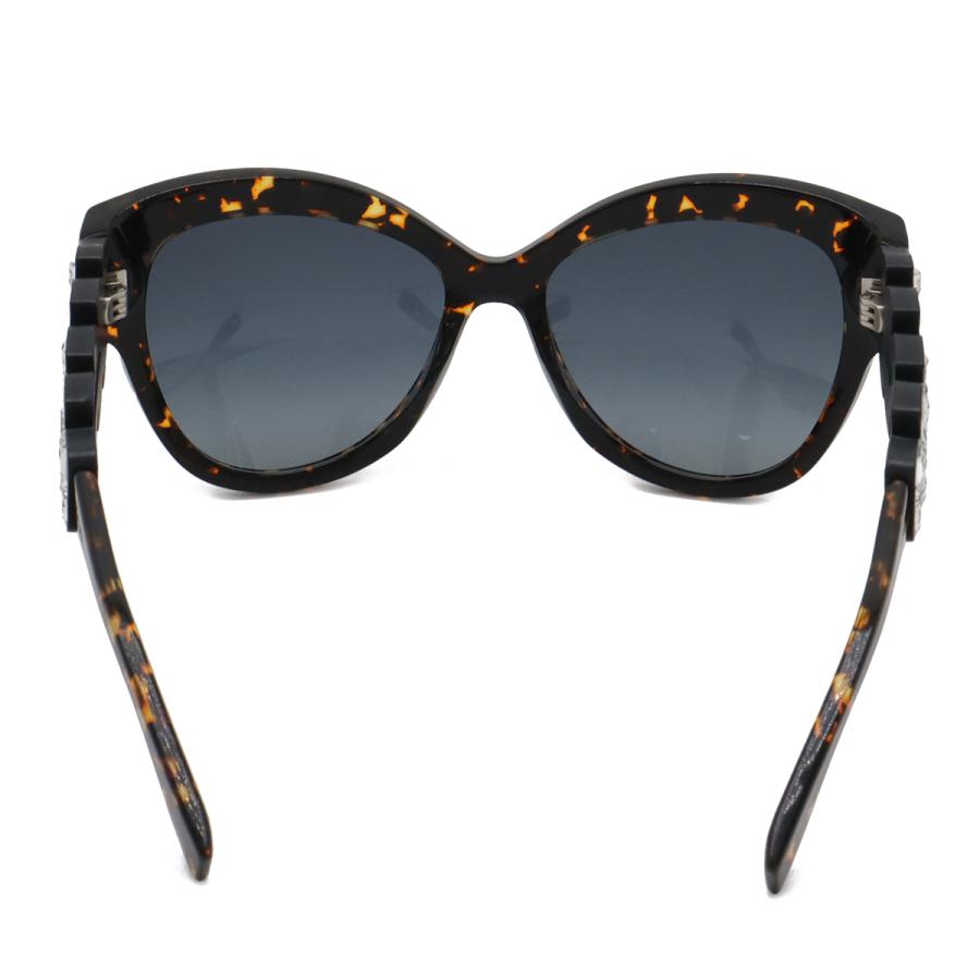 FENDI フェンディ サングラス SPECIAL EDITION バタフライシェイプ クリスタル ブルーグラデーション デミブラウン 55□17 | FENDI | 02