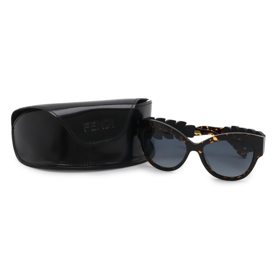 FENDI フェンディ サングラス SPECIAL EDITION バタフライシェイプ クリスタル ブルーグラデーション デミブラウン 55□17 | FENDI | 06