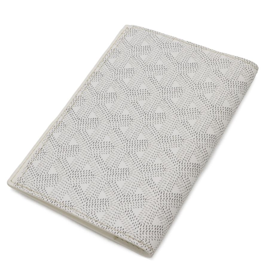 GOYARD ゴヤール パスポートカバー パスポートケース ヘリンボーン柄 コーティングキャンバス レザー ホワイト グレー | GOYARD | 01