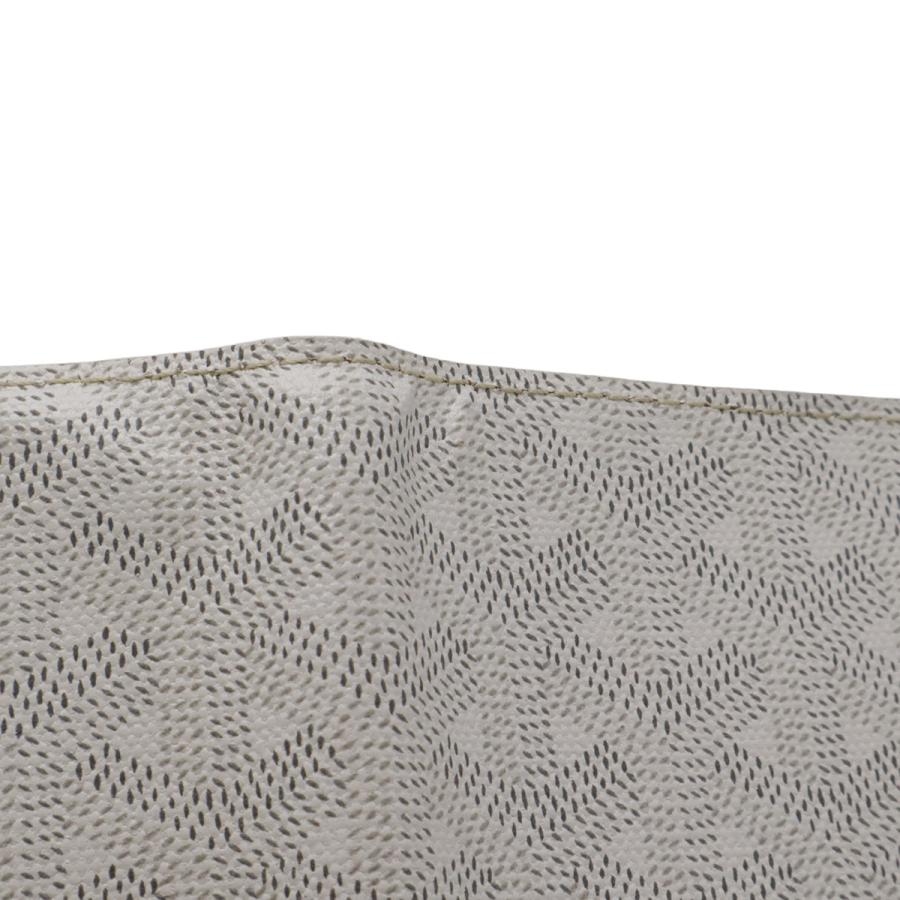 GOYARD ゴヤール パスポートカバー パスポートケース ヘリンボーン柄 コーティングキャンバス レザー ホワイト グレー | GOYARD | 03