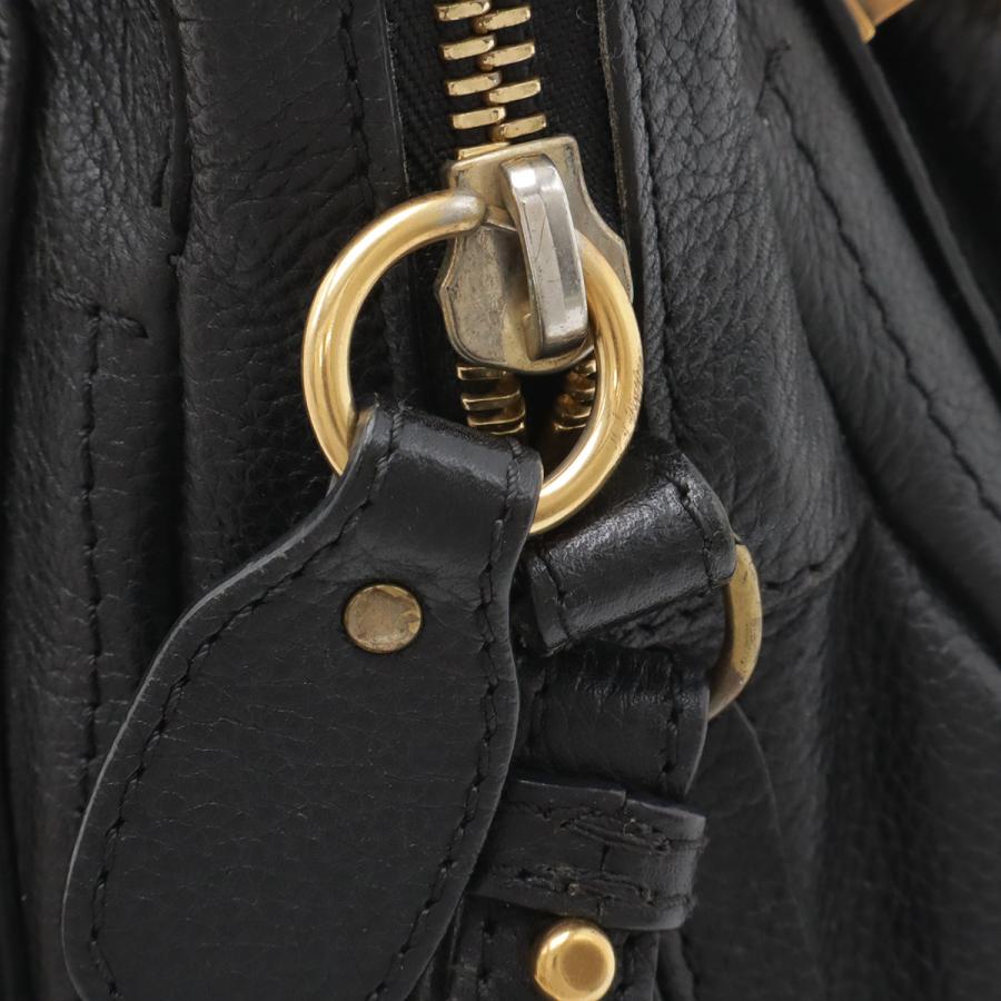 Chloe クロエ パラティ 2WAYバッグ ハンドバッグ トートバッグ ショルダーバッグ ショルダートート レザー ブラック 黒 ゴールド金具 | Chloe | 03