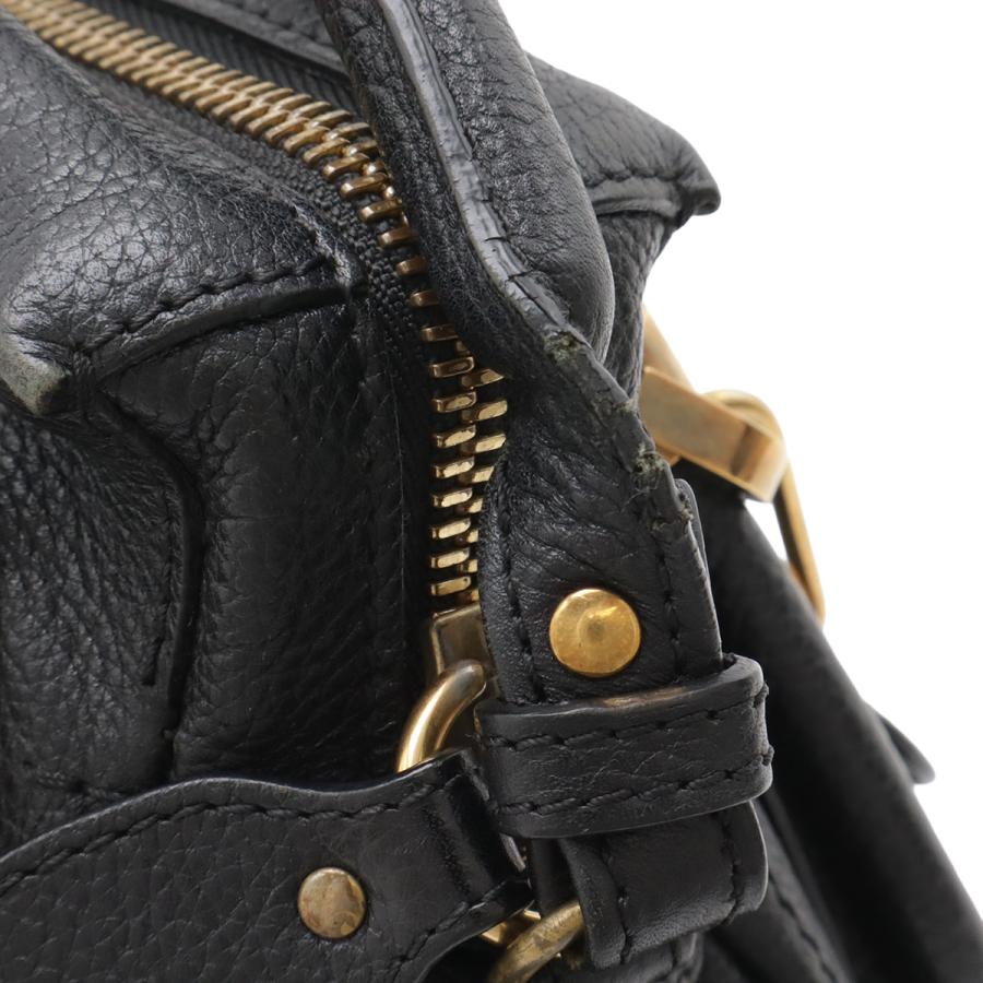 Chloe クロエ パラティ 2WAYバッグ ハンドバッグ トートバッグ ショルダーバッグ ショルダートート レザー ブラック 黒 ゴールド金具 | Chloe | 05