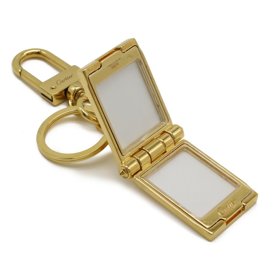 Cartier カルティエ ディアボロ ドゥ カルティエ フォトフレーム キーリング キーホルダー バッグチャーム ハート キー GP ゴールド | Cartier | 03