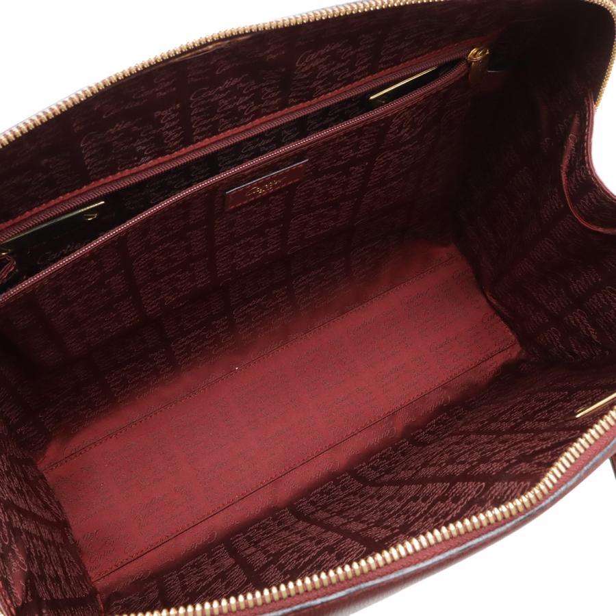 Cartier カルティエ マストライン トートバッグ ハンドバッグ 2WAY ショルダーバッグ レザー ボルドー ゴールド金具 | Cartier | 06