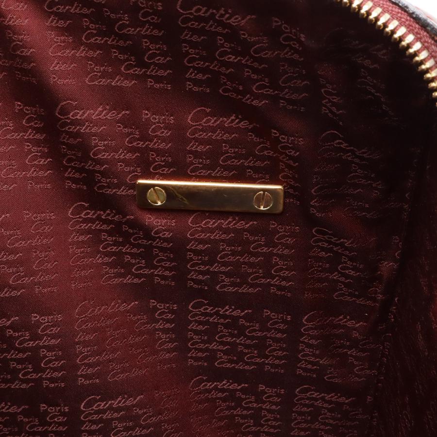 Cartier カルティエ マストライン トートバッグ ハンドバッグ 2WAY ショルダーバッグ レザー ボルドー ゴールド金具 | Cartier | 07