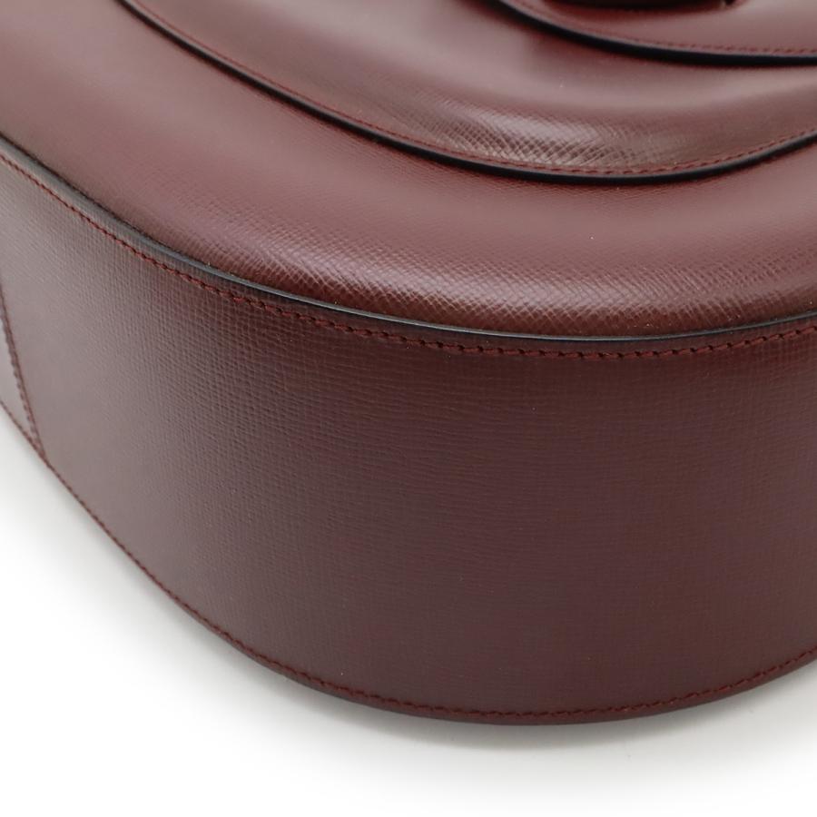 Cartier カルティエ マスト ショルダーバッグ セミショルダー ワンショルダー カーフレザー ボルドー ゴールド金具 L1000250 | Cartier | 02