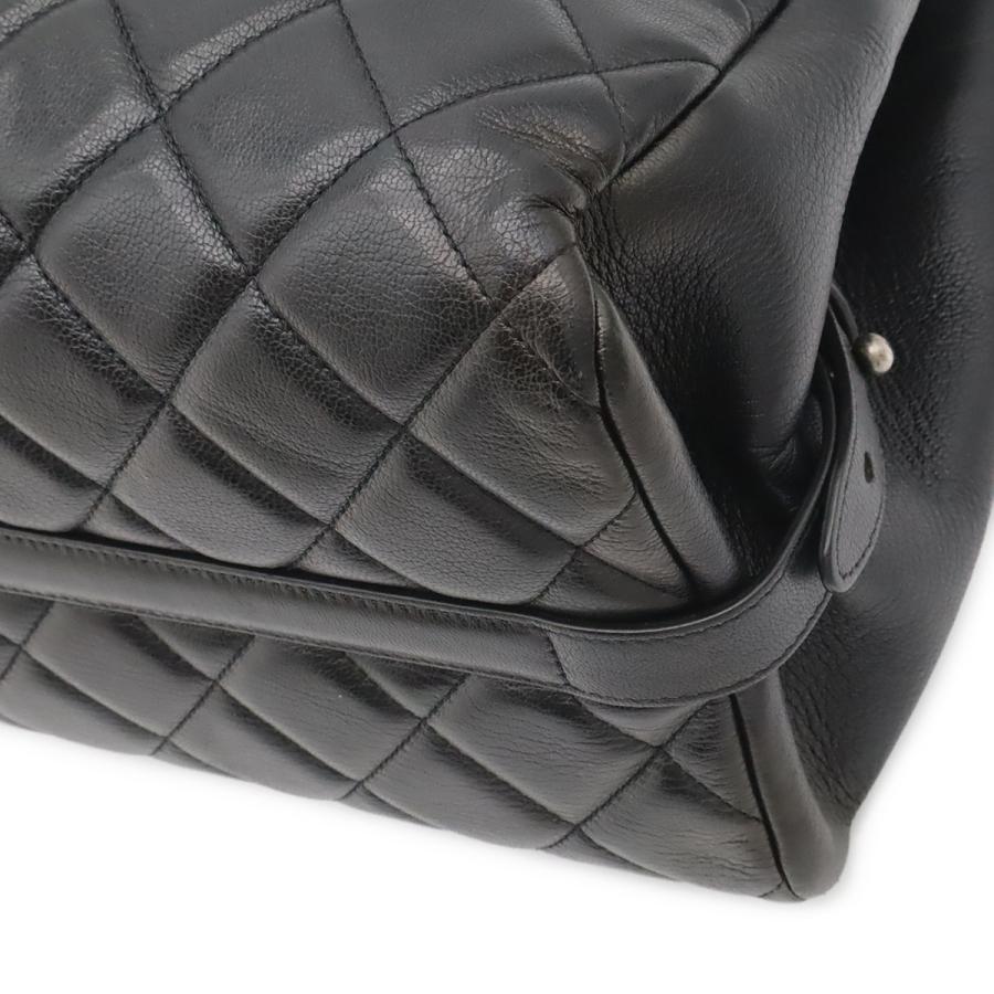 CHANEL シャネル ボーイシャネル マトラッセ ココマーク チェーンショルダー ショルダーバッグ トートバッグ レザー ブラック 黒 | CHANEL | 02