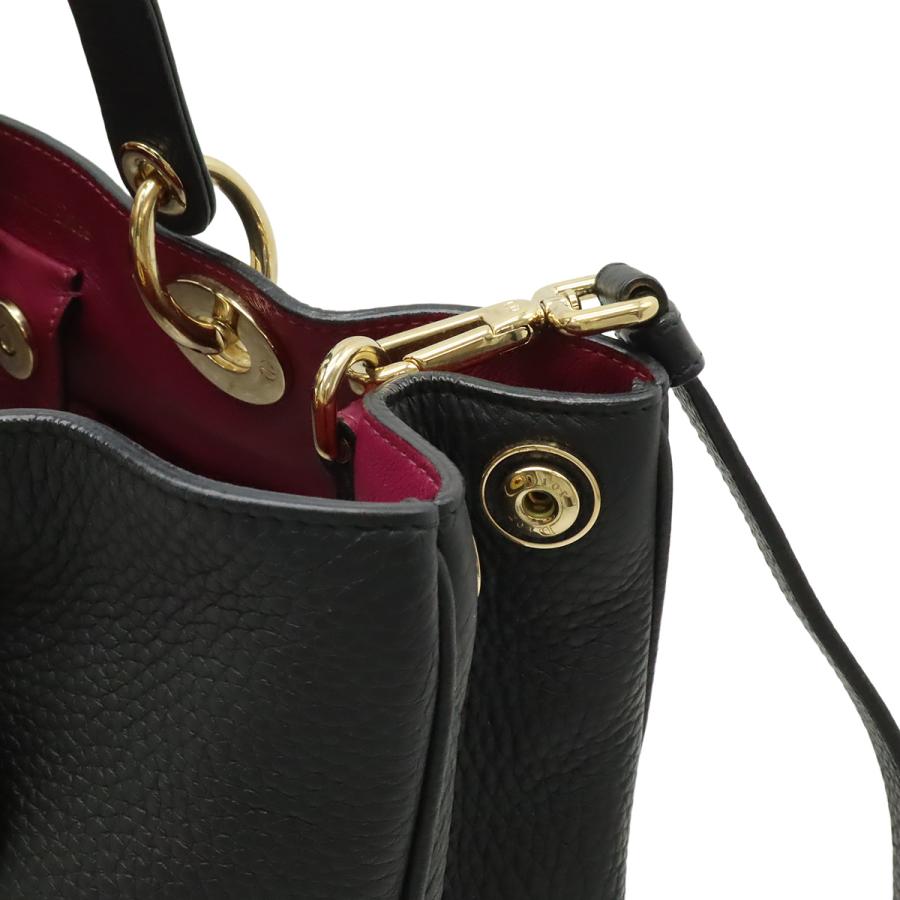 Christian Dior クリスチャン ディオール ディオリッシモ ハンドバッグ 2WAY ショルダーバッグ 斜め掛け レザー ブラック 黒 | Christian Dior | 03