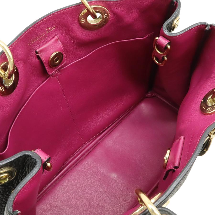 Christian Dior クリスチャン ディオール ディオリッシモ ハンドバッグ 2WAY ショルダーバッグ 斜め掛け レザー ブラック 黒 | Christian Dior | 07