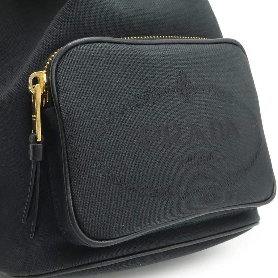 PRADA（プラダ） ロゴジャガード ハンドバッグ バケットバッグ 巾着