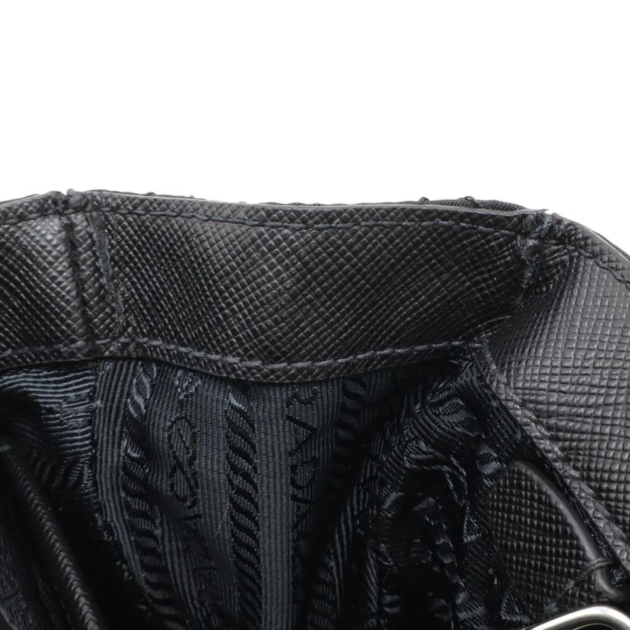 PRADA プラダ チェーンバッグ ショルダーバッグ 2WAY クラッチバッグ キルティング ナイロン レザー NERO 黒 ブラック シルバー金具 | PRADA | 07