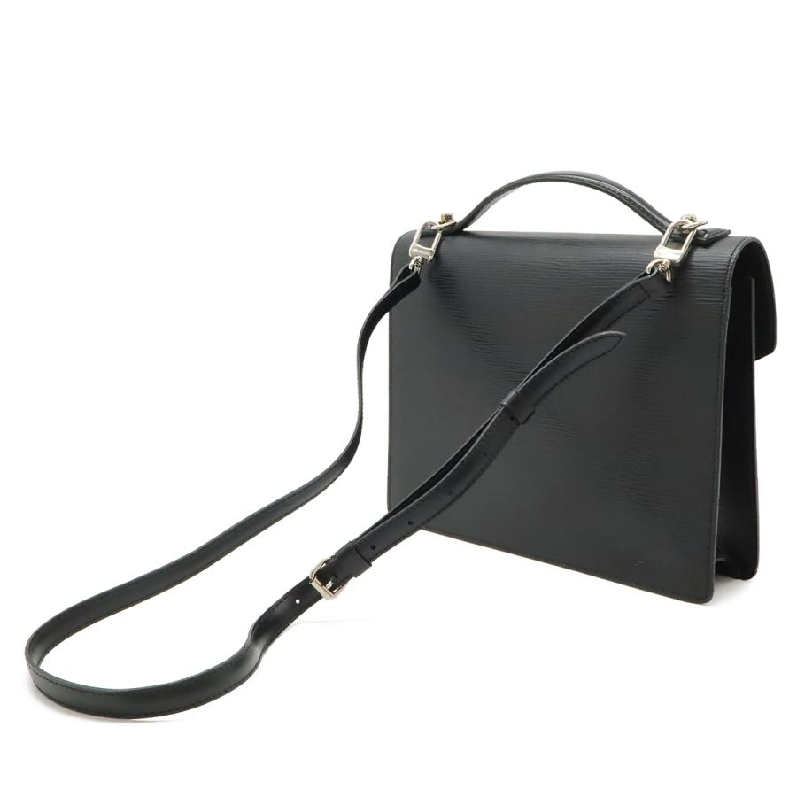 LOUIS VUITTON ルイ ヴィトン エピ モンソー セカンドバッグ ハンドバッグ 2WAY ショルダーバッグ ノワール 黒 ブラック ベタなし 鍵欠品 | LOUIS VUITTON | 01