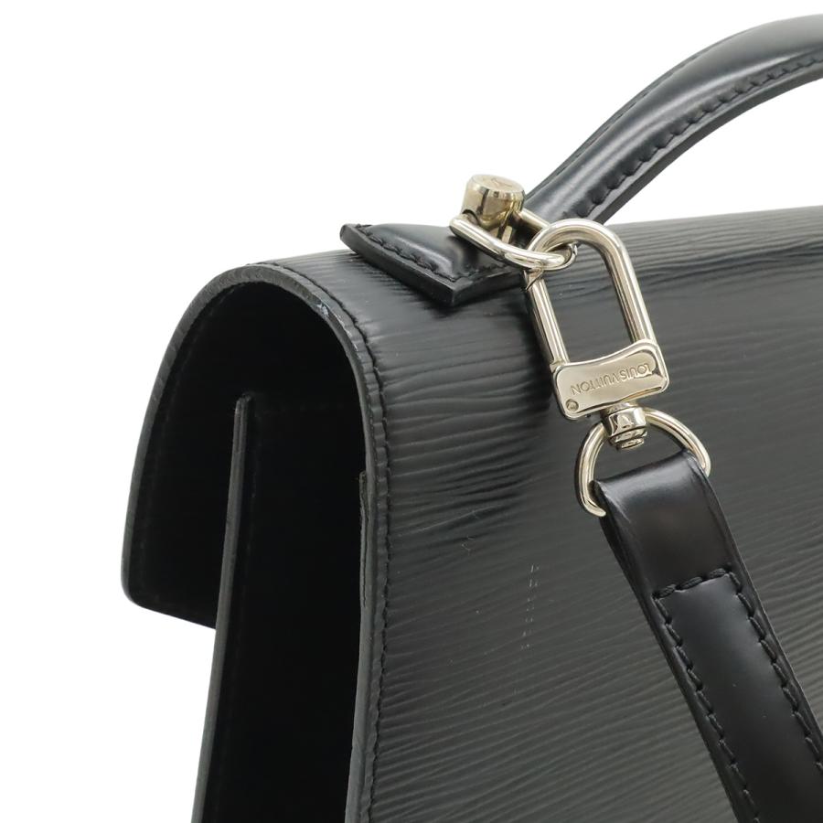 LOUIS VUITTON ルイ ヴィトン エピ モンソー セカンドバッグ ハンドバッグ 2WAY ショルダーバッグ ノワール 黒 ブラック ベタなし 鍵欠品 | LOUIS VUITTON | 04