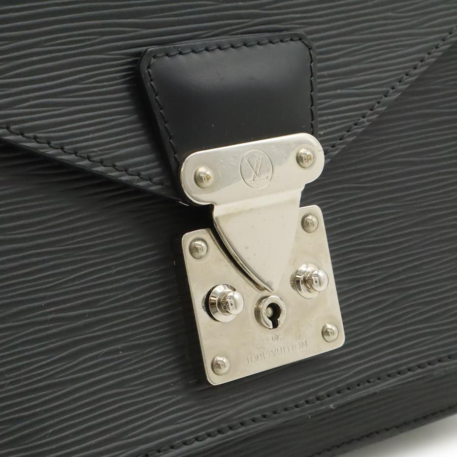LOUIS VUITTON ルイ ヴィトン エピ モンソー セカンドバッグ ハンドバッグ 2WAY ショルダーバッグ ノワール 黒 ブラック ベタなし 鍵欠品 | LOUIS VUITTON | 08