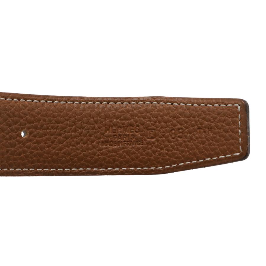 HERMES エルメス Hベルト Hバックル リバーシブル ボックスカーフ BOXカーフ トゴ レザー ブラック 黒 ブラウン 茶 シルバー金具 #85 | HERMES | 06