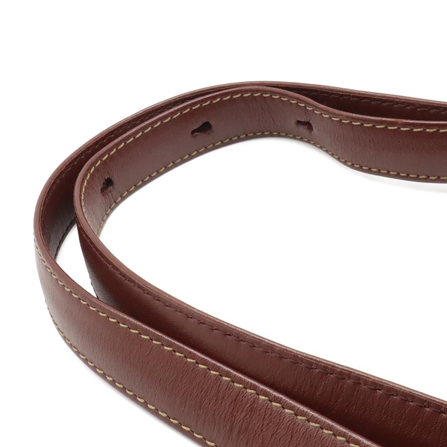 Cartier カルティエ マスト ショルダーバッグ ワンショルダー セミショルダー 2WAY 斜め掛け 肩掛け レザー ボルドー 赤 ゴールド金具 | Cartier | 04
