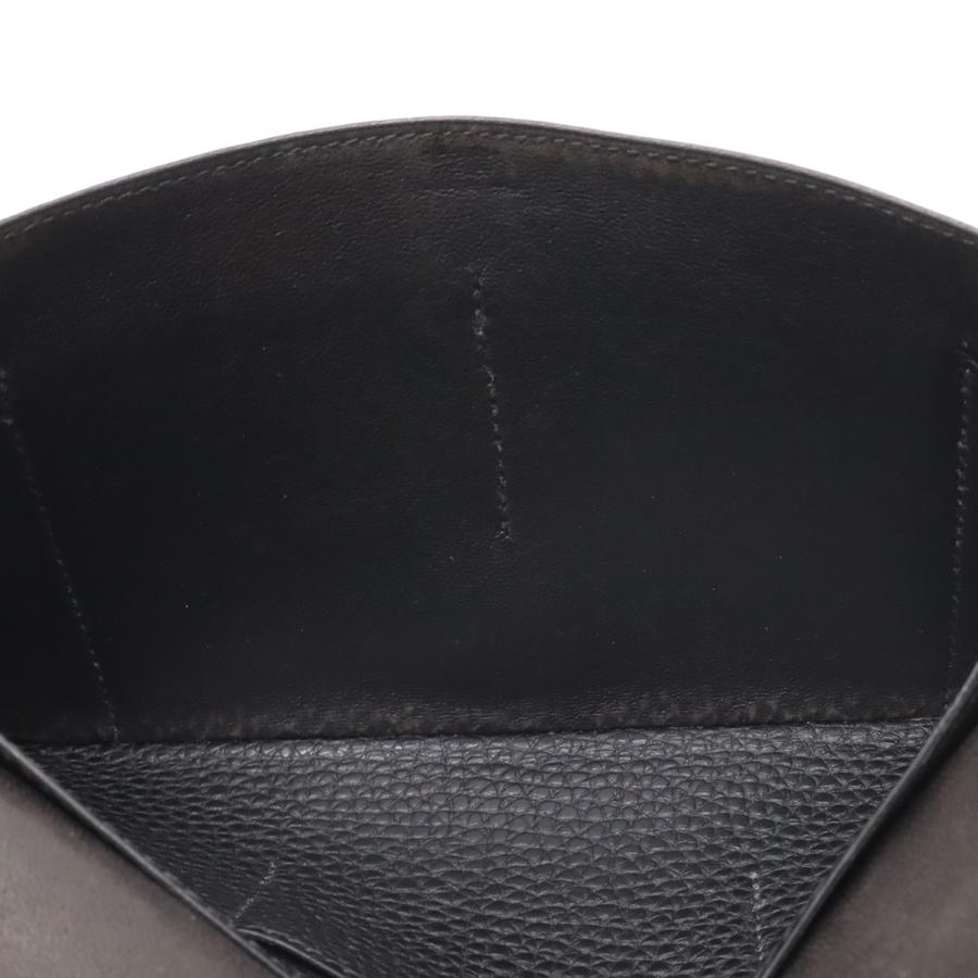HERMES エルメス ドゴンデュオ ドゴンGM 2つ折長財布 二つ折り長財布 トリヨンクレマンス レザー ブラック 黒 コインケース付き □R刻印 | HERMES | 06