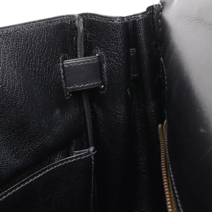 HERMES エルメス ケリー32 ハンドバッグ 2WAY ショルダーバッグ ヴィンテージ 内縫い ボックスカーフ レザー ブラック 黒 ゴールド金具 | HERMES | 06