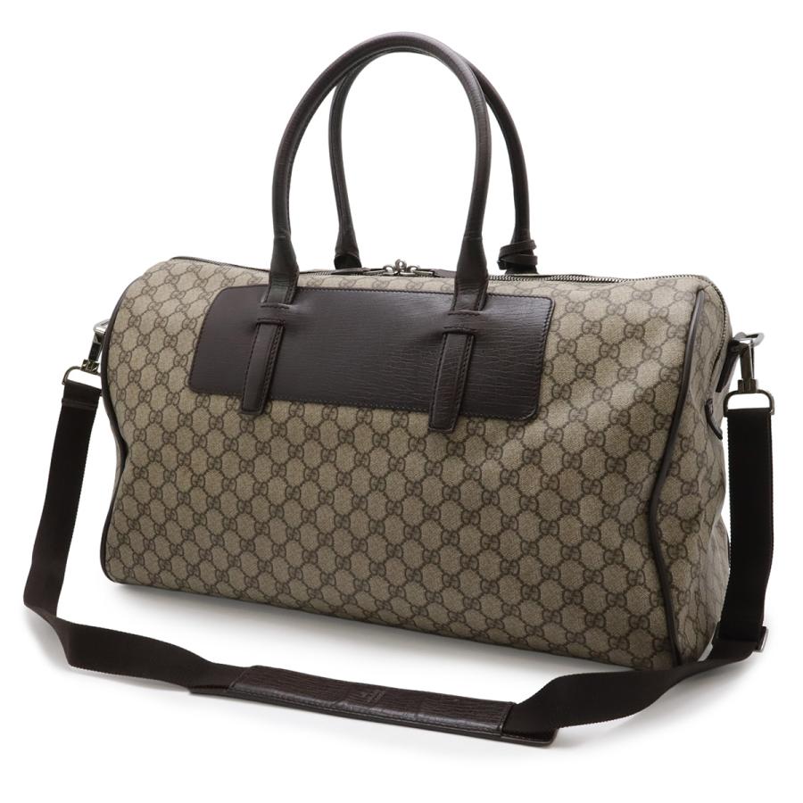 GUCCI グッチ GGスプリーム GGプラス ボストンバッグ 旅行カバン ハンドバッグ 2WAY ショルダーバッグ PVC レザー ベージュ | GUCCI | 01