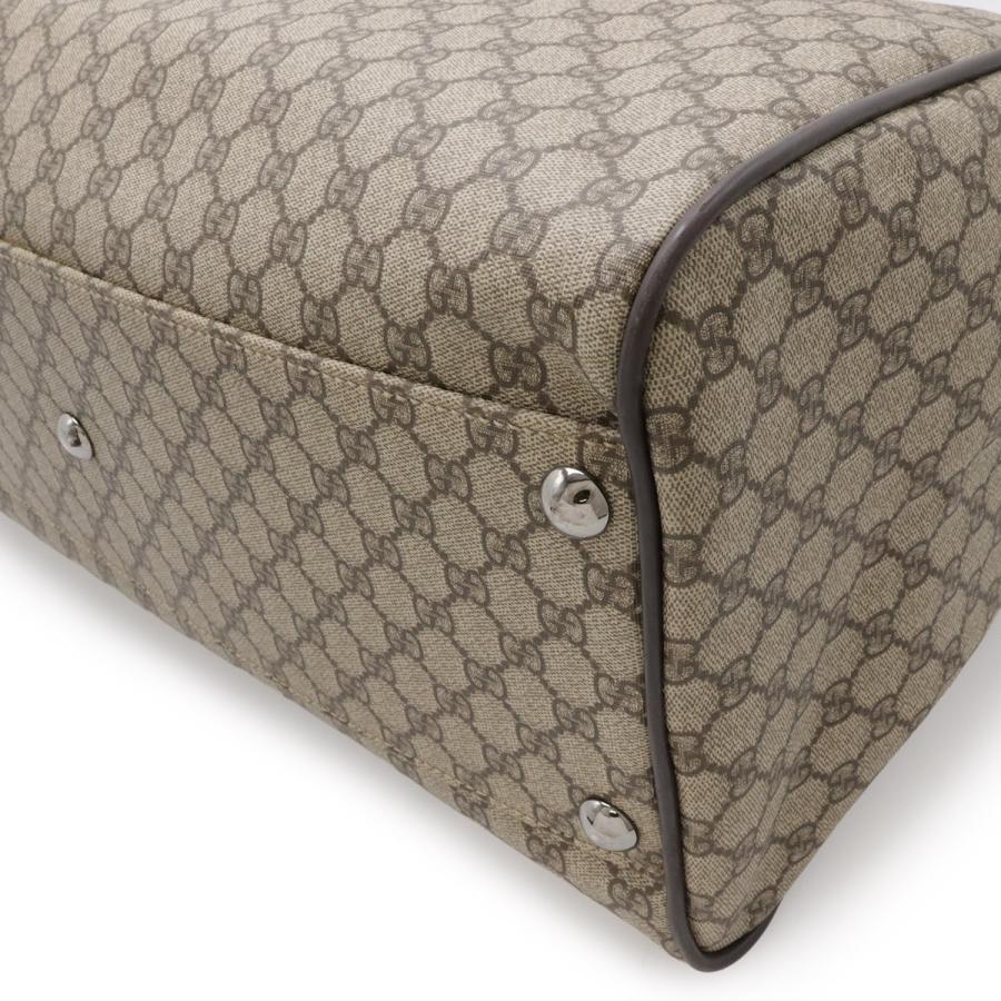 GUCCI グッチ GGスプリーム GGプラス ボストンバッグ 旅行カバン ハンドバッグ 2WAY ショルダーバッグ PVC レザー ベージュ | GUCCI | 02
