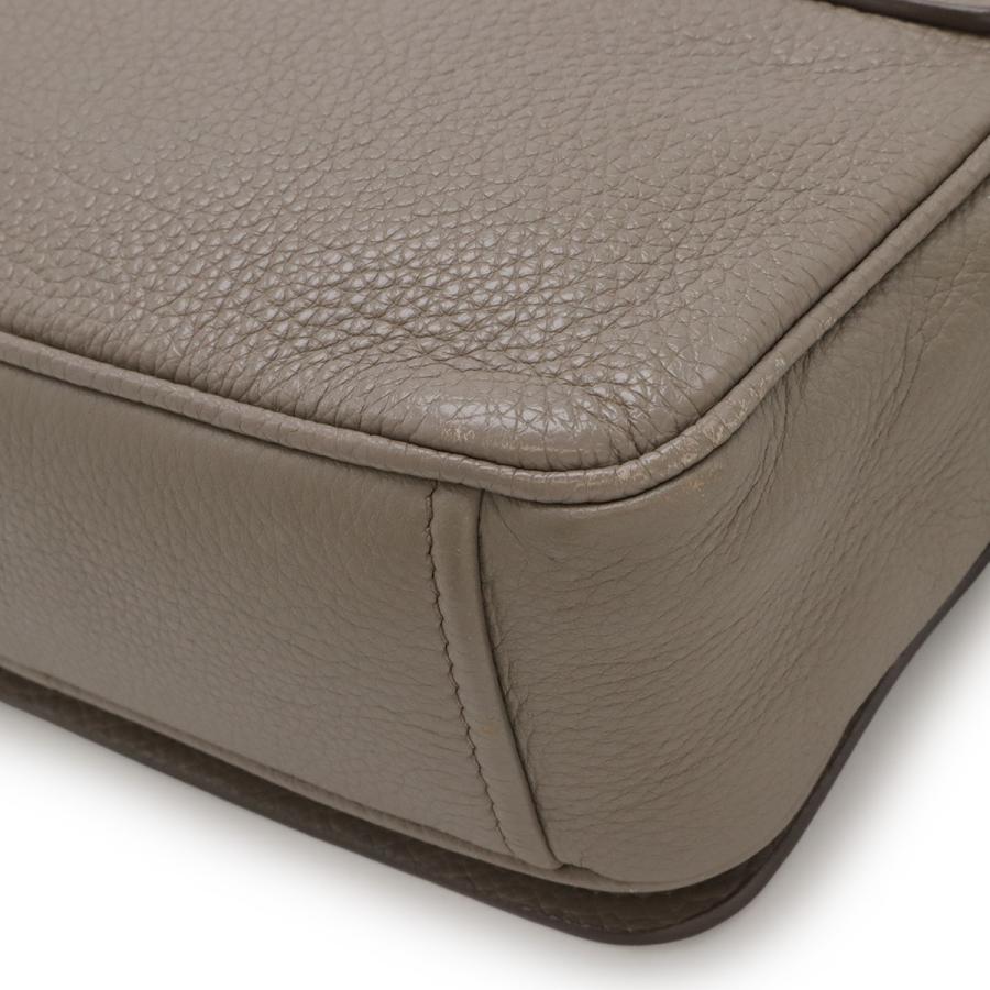 PRADA プラダ ポシェット ショルダーバッグ フラップショルダー 斜め掛け レザー グレージュ ゴールド金具 1BD163 | PRADA | 02