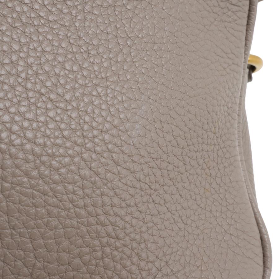 PRADA プラダ ポシェット ショルダーバッグ フラップショルダー 斜め掛け レザー グレージュ ゴールド金具 1BD163 | PRADA | 07