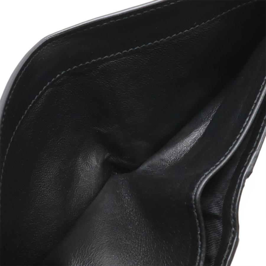 SAINT LAURENT PARIS サン ローラン パリ YSL イブサンローラン タイニー カサンドラ ロゴ 2つ折札入れ 二つ折り財布 レザー ブラック 黒 |  | 04
