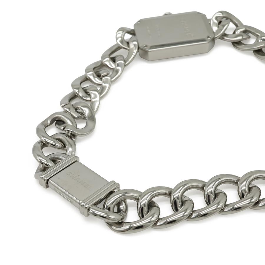 CHANEL シャネル プルミエール Wチェーン　ブラック文字盤  SS レディース QZ クォーツ 腕時計 H4199 | CHANEL | 06
