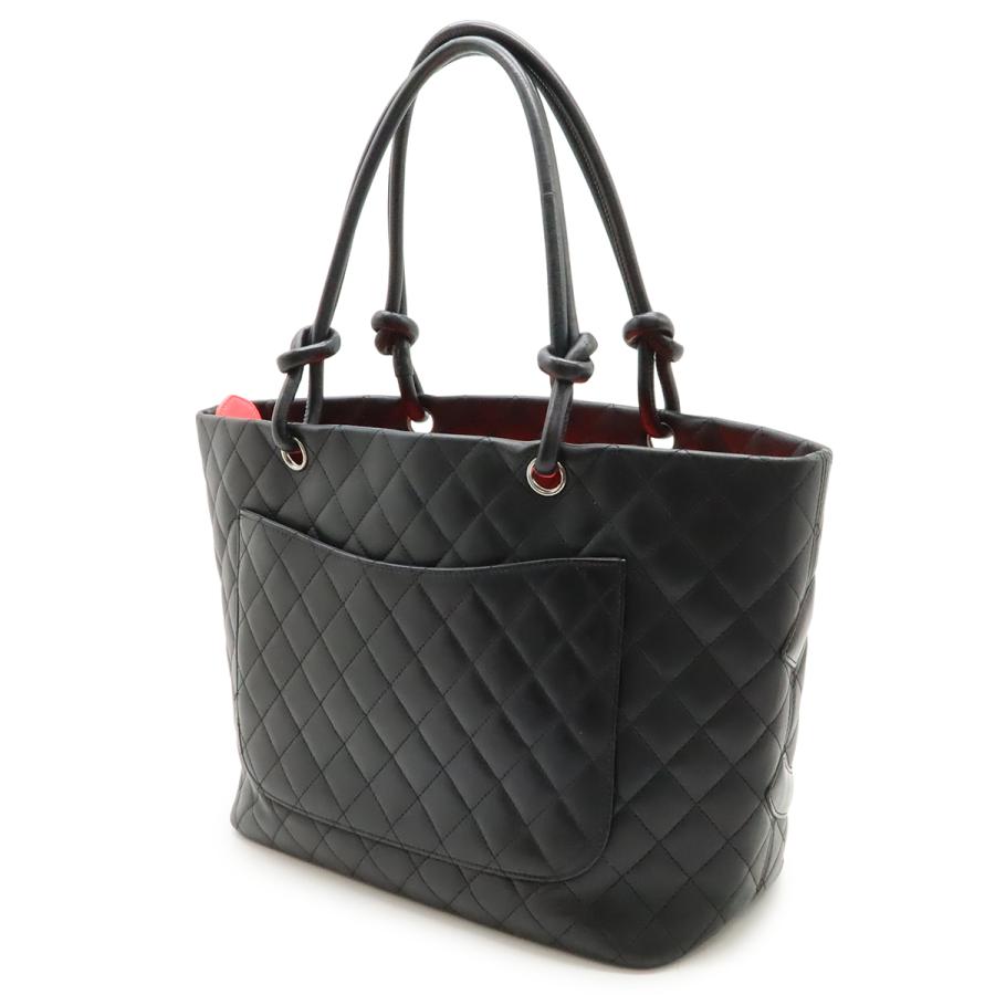 CHANEL シャネル カンボンライン トート バッグ ココマーク ブラック CHANEL（シャネル） カンボンライン ココマーク ラージトート トート