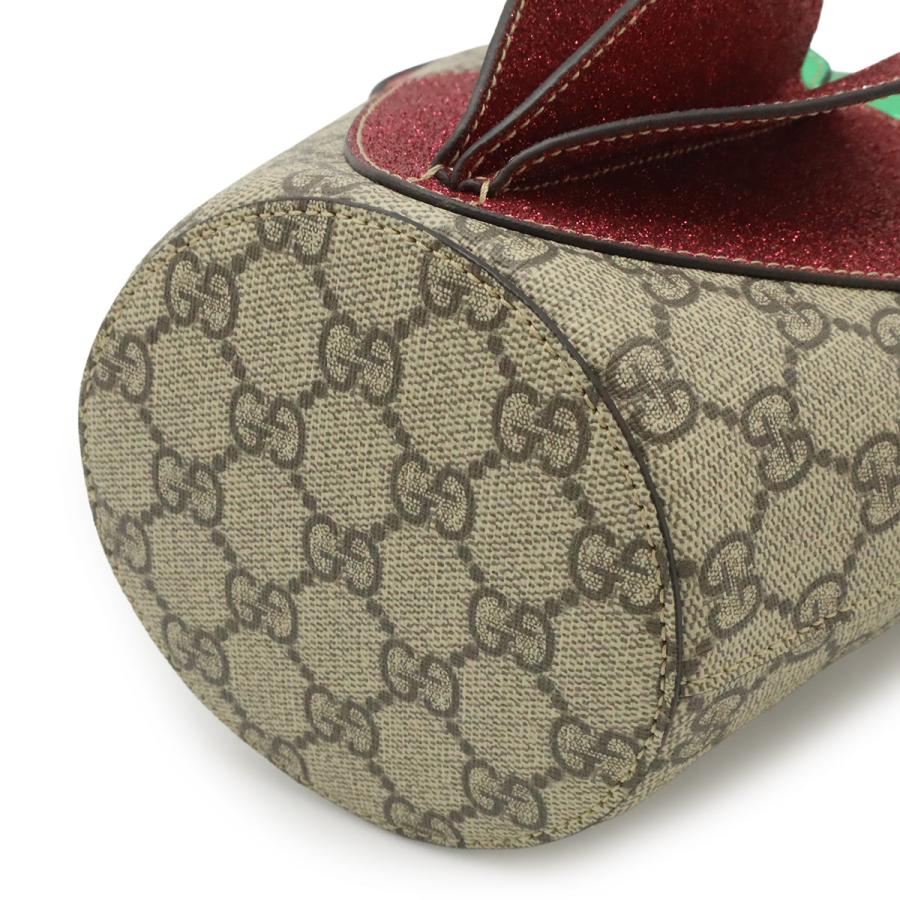 【美品】GUCCI グッチ GGスプリーム PVC×レザー ケース いちご GUCCI（グッチ） チルドレンズ GGスプリーム キッズライン 3D